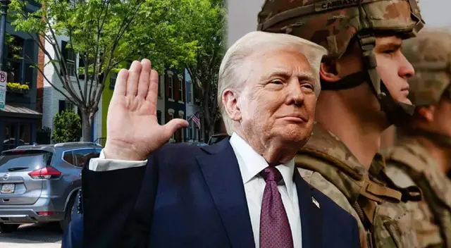 Donald Trump ordenó el ingreso de los militares para custodiar las calles de Washington DC.