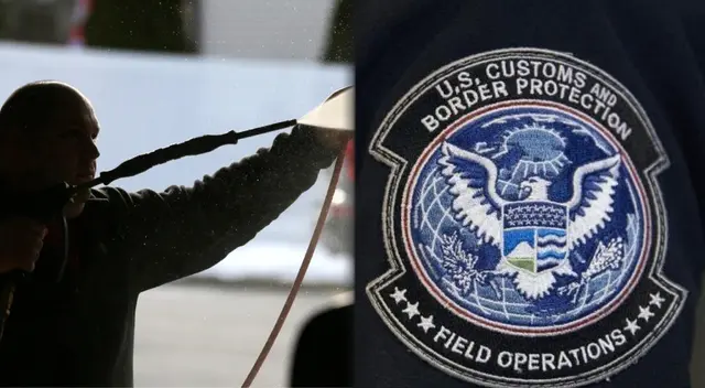 Agentes migratorios acudieron a un lavado de autos en Los Ángeles y capturaron a ocho personas.