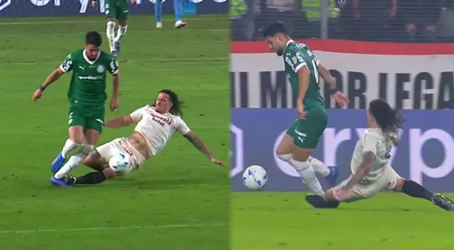 William Riveros se fue expulsado.