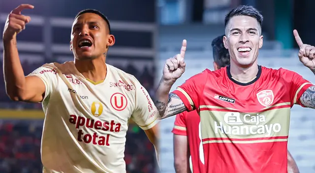 Estas son las alineaciones de Universitario y Sport Huancayo para partido por la Liga 1.