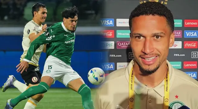 Futbolista de Palmeiras habló tras la igualdad ante Universitario en Brasil