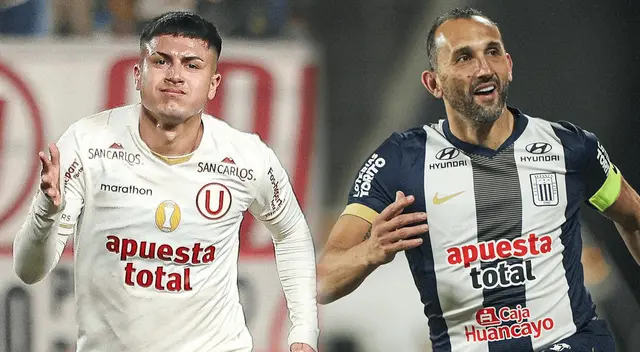 Alineaciones de Universitario y Alianza Lima por el Clásico del fútbol peruano.