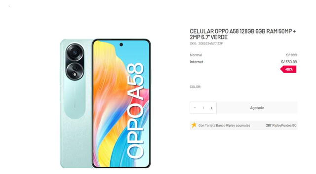 Oppo A58