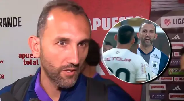 Hernán Barcos criticó la actitud de Álex Valera tras su discusión en el clásico.