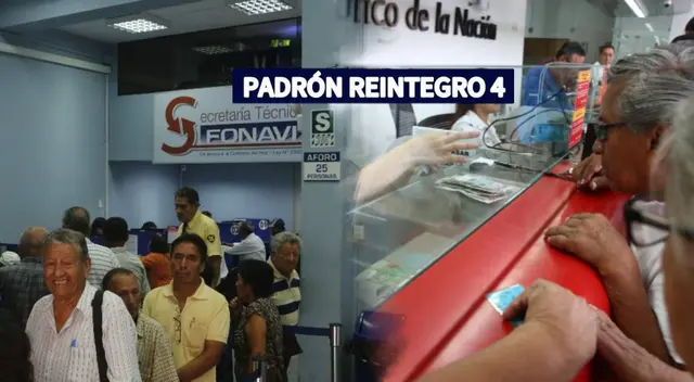 Reintegro 4: conoce los detalles sobre Fonavi
