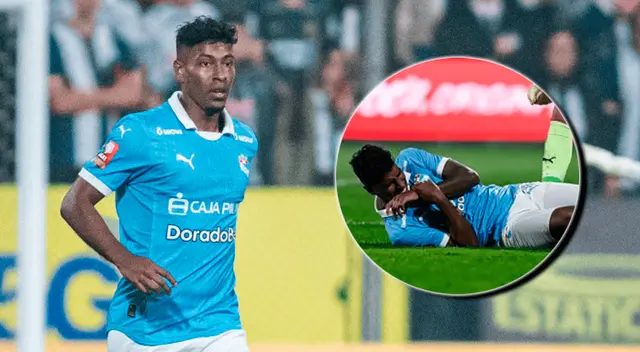 Miguel Araujo se lesionó la muñeca en el empate de Sporting Cristal ante Alianza Lima.