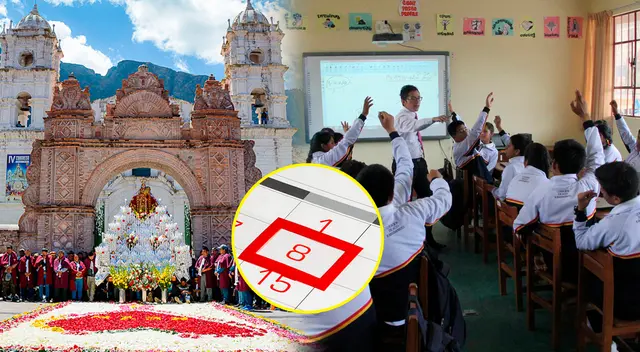El lunes 8 de septiembre se suspenderán las clases escolares por importante celebración en Perú.