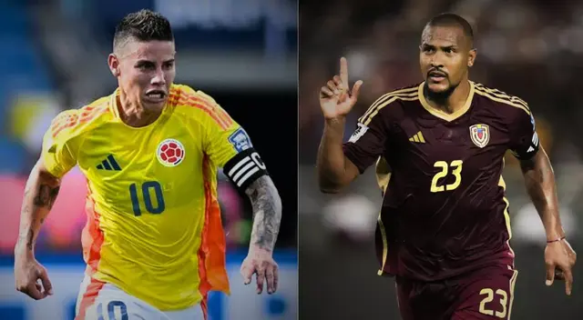 Venezuela y Colombia se enfrentan por las Eliminatorias sudamericanas 2026.
