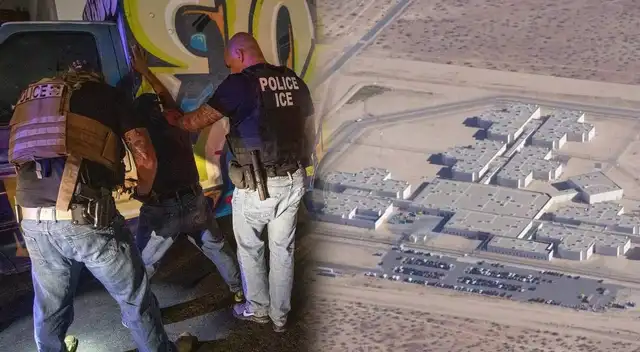 ICE abrió el mayor centro de detención en California.