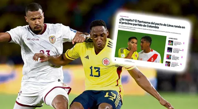 Venezuela y Colombia juegan por Eliminatorias, y desde Chile recuerdan el 'Pacto de Lima'. Venezuela y Colombia juegan por Eliminatorias, y desde Chile recuerdan el 'Pacto de Lima'.