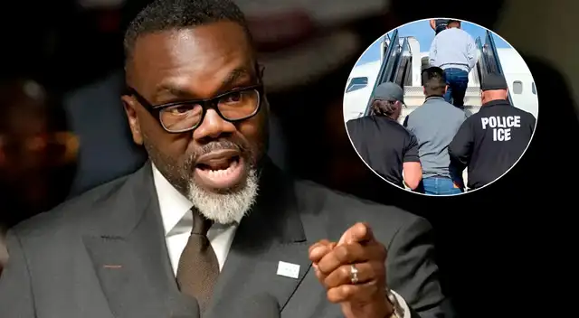 Alcalde de Chicago acusa a ICE por fuerte acción de la agencia contra extranjeros.