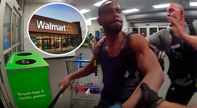 Confirman arresto de hombre que apareció con machete en Walmart, confrontó a policía y ocasionó terror.