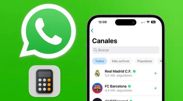 Si eres usuario de iPhone, podrás utilizar la 'Calculadora oculta' que tiene la aplicación WhatsApp.