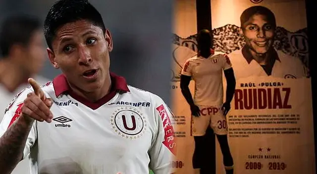 Universitario decidió quitar a Raúl Ruidíaz del museo del club y se reveló por qué lo hizo.