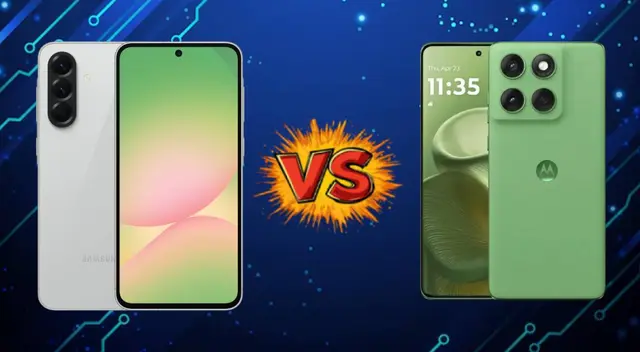 Conoce las características, diferencias y similitudes entre el Galaxy A56 de Samsung y Motorola Edge 60.