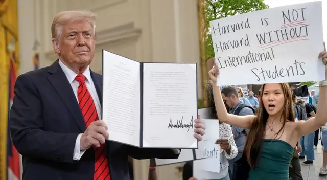 Trump impide la entrada de estudiantes internacionales a EE. UU. para estudiar.