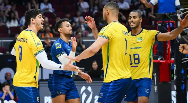 Brasil apabulló 3-0 a República Checa en el Mundial de Vóley 2025