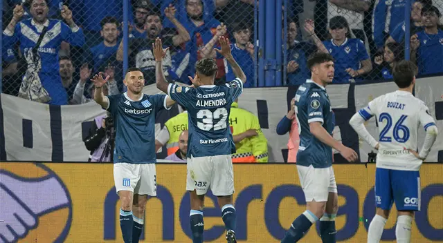 Racing venció 1-0 a Vélez por la ida de los cuartos de final de la Copa Libertadores 2025.