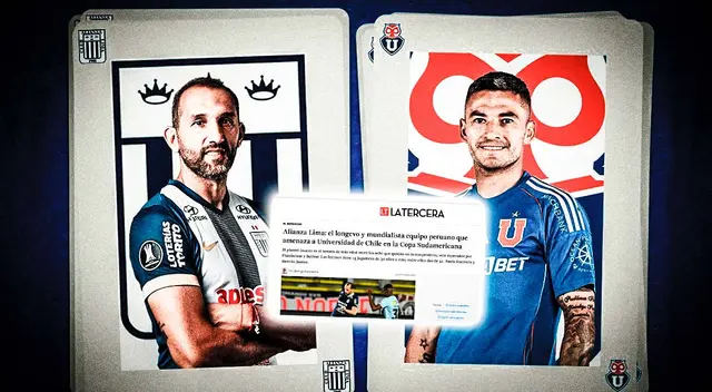 Alianza Lima y U de Chile son noticia en el país sureño por partido de Copa Sudamericana.