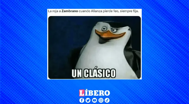 Una roja en el partido de Alianza Lima siempre es un 'clásico' para muchos. Una roja en el partido de Alianza Lima siempre es un 'clásico' para muchos.