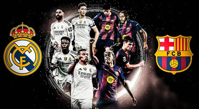 Real Madrid y Barcelona juegan por el Clásico de LaLiga. Real Madrid y Barcelona juegan por el Clásico de LaLiga.