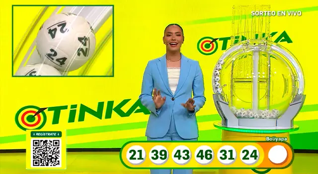 Resultados del último sorteo de La Tinka de este miércoles 24 de septiembre. Resultados del último sorteo de La Tinka de este miércoles 24 de septiembre.