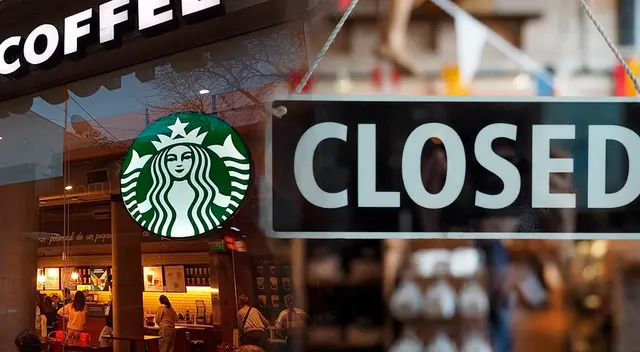Starbucks anuncia despidos y cierre de tiendas.