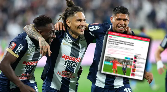 Prensa chilena elogió a futbolista de Alianza Lima Prensa chilena elogió a futbolista de Alianza Lima