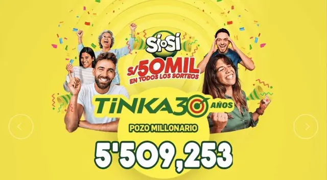 La Tinka: revisa los resultados del juego este domingo
