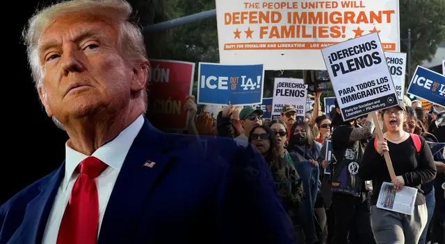 Inmigrantes demandan al gobierno de Trump por redadas ilegales.