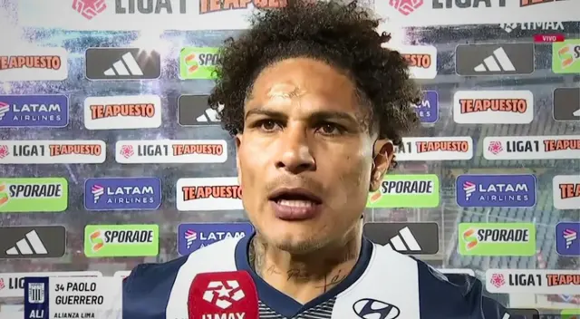 Paolo Guerrero dio rotundo mensaje sobre el arbitraje del Alianza Lima vs Cusco Fc
