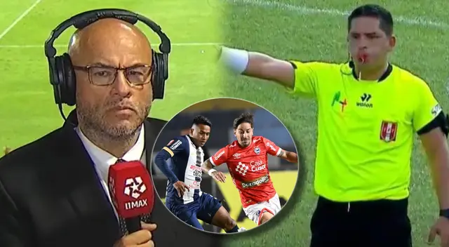 Peter Arévalo fue muy crítico con la actuación del árbitro Jonathan Zamora en la derrota de Alianza Lima.