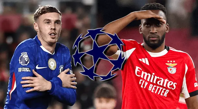 Chelsea y Benfica se enfrentan en Stamford Bridge por la Champions League 2025-26.