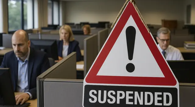 Suspensión temporal de empleados federales por cierre del Gobierno Suspensión temporal de empleados federales por cierre del Gobierno