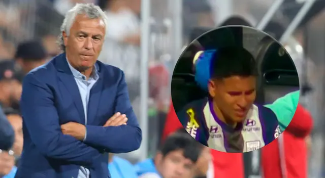 Gianfranco Chávez se lesionó en el calentamiento y el DT de Alianza Lima tomó radical decisión