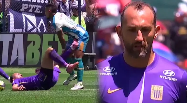 Hernán Barcos fue expulsado en el Alianza Lima vs Alianza Universidad.
