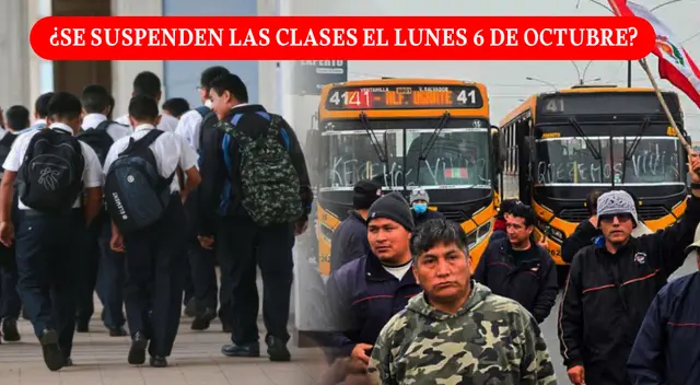 Conoce si Minedu suspendió las clases presenciales por el 6 de octubre.