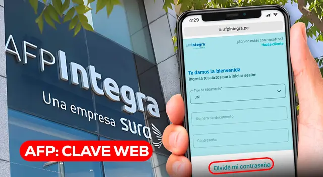Conoce cómo acceder a tu contraseña web o crearla desde la plataforma digital de tu AFP.