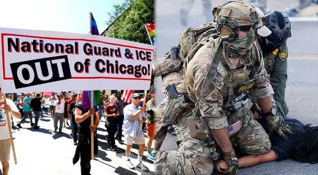 La Guardia Nacional despliega fuerzas en Chicago. La Guardia Nacional despliega fuerzas en Chicago.