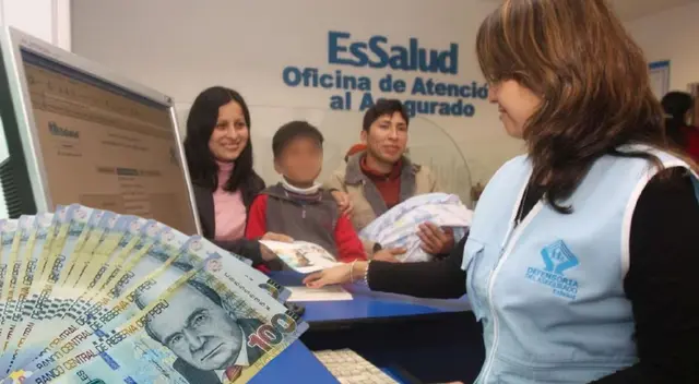 El Bono 820 soles es uno de los apoyos entregados por EsSalud.