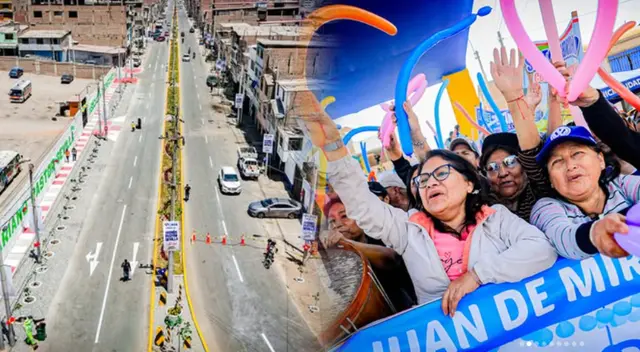 Esta importante avenida de San Martín de Porres fue renovada. Esta importante avenida de San Martín de Porres fue renovada.