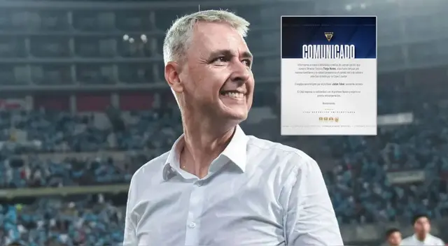 Tiago Nunes sorprendió con decisión en Liga de Quito. Tiago Nunes sorprendió con decisión en Liga de Quito.