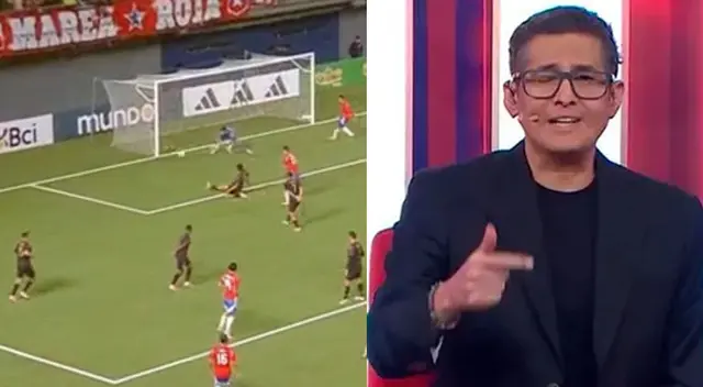 Erick Osores reaccionó durante el partido de Perú vs Chile. Erick Osores reaccionó durante el partido de Perú vs Chile.