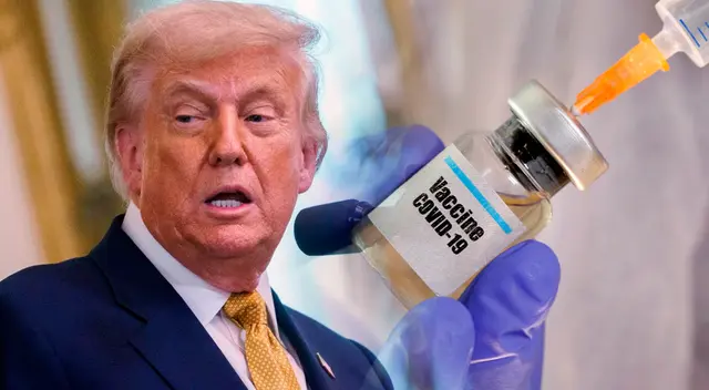 Donald Trump se vacuna contra el Covid-19 y la gripe.