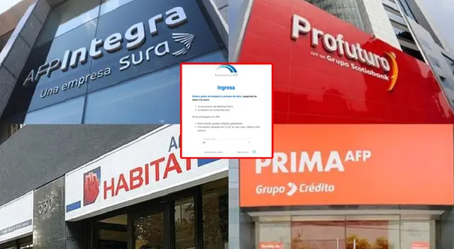 El Link de retiro AFP será habilitado en los próximos días.