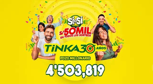 Mira los resultados de La Tinka del domingo 12 de octubre.