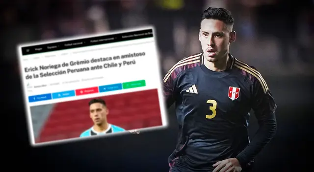 Prensa brasileña dio rotundo calificativo a Erick Noriega tras la derrota con Perú