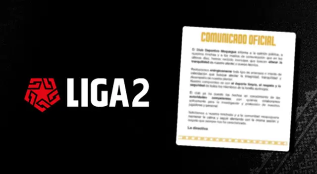 Equipo que lucha por el título de la Liga 2 2025 ha recibido amenazas de extorsión. Equipo que lucha por el título de la Liga 2 2025 ha recibido amenazas de extorsión.