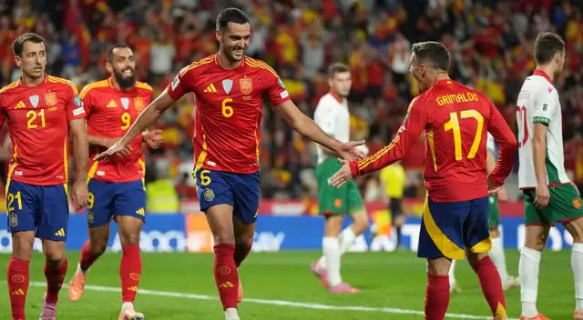 Mikel Merino marcó un doblete en el triunfo de España vs Bulgaria