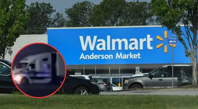 El lunes 13 de octubre comenzó una persecución en un Walmart de Anderson. El lunes 13 de octubre comenzó una persecución en un Walmart de Anderson.